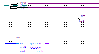 clock signal properly wired